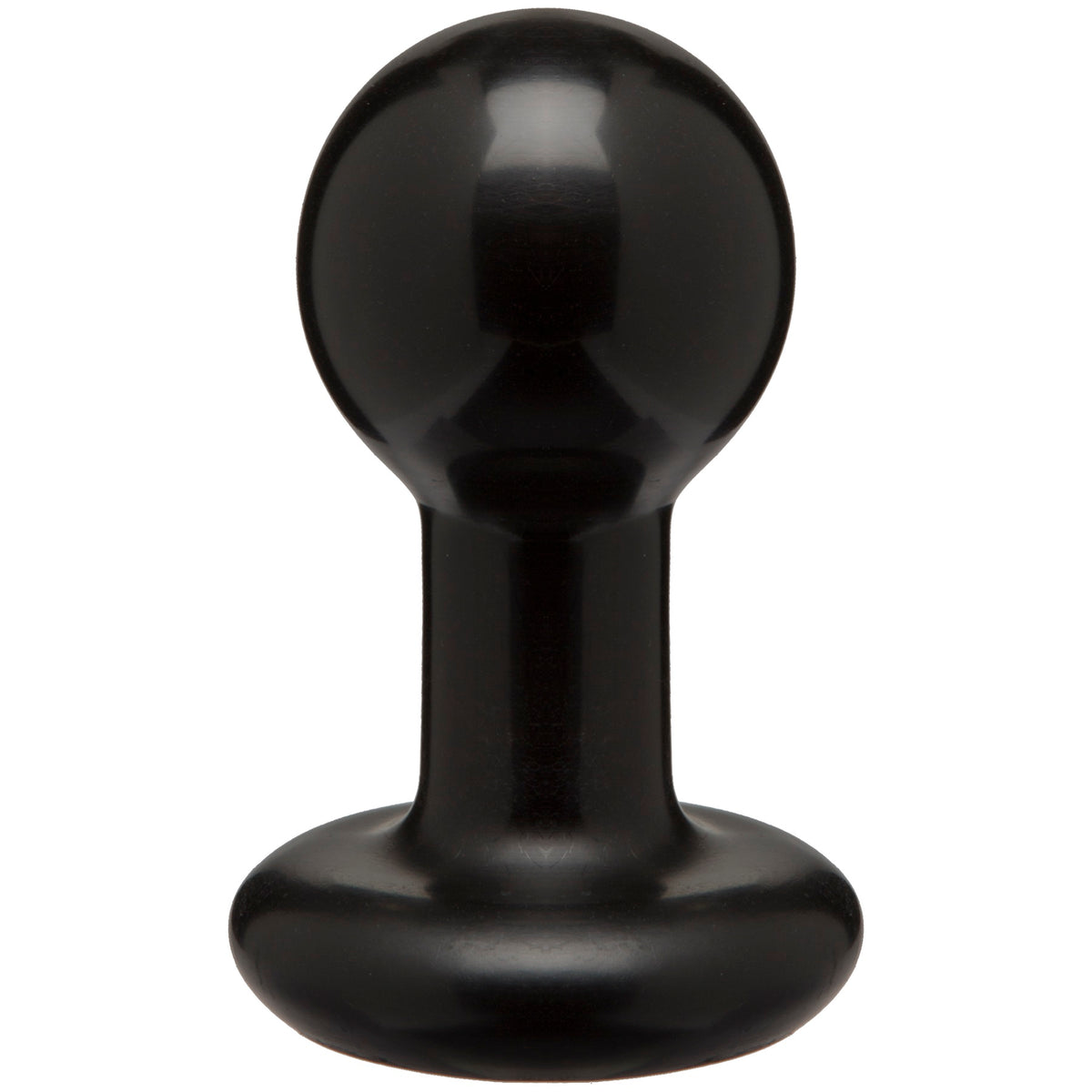 Round Butt Plug - - Black