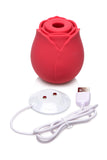 Inmi - Bloomgasm Wild Rose Silicone Suction Stimulator - Red