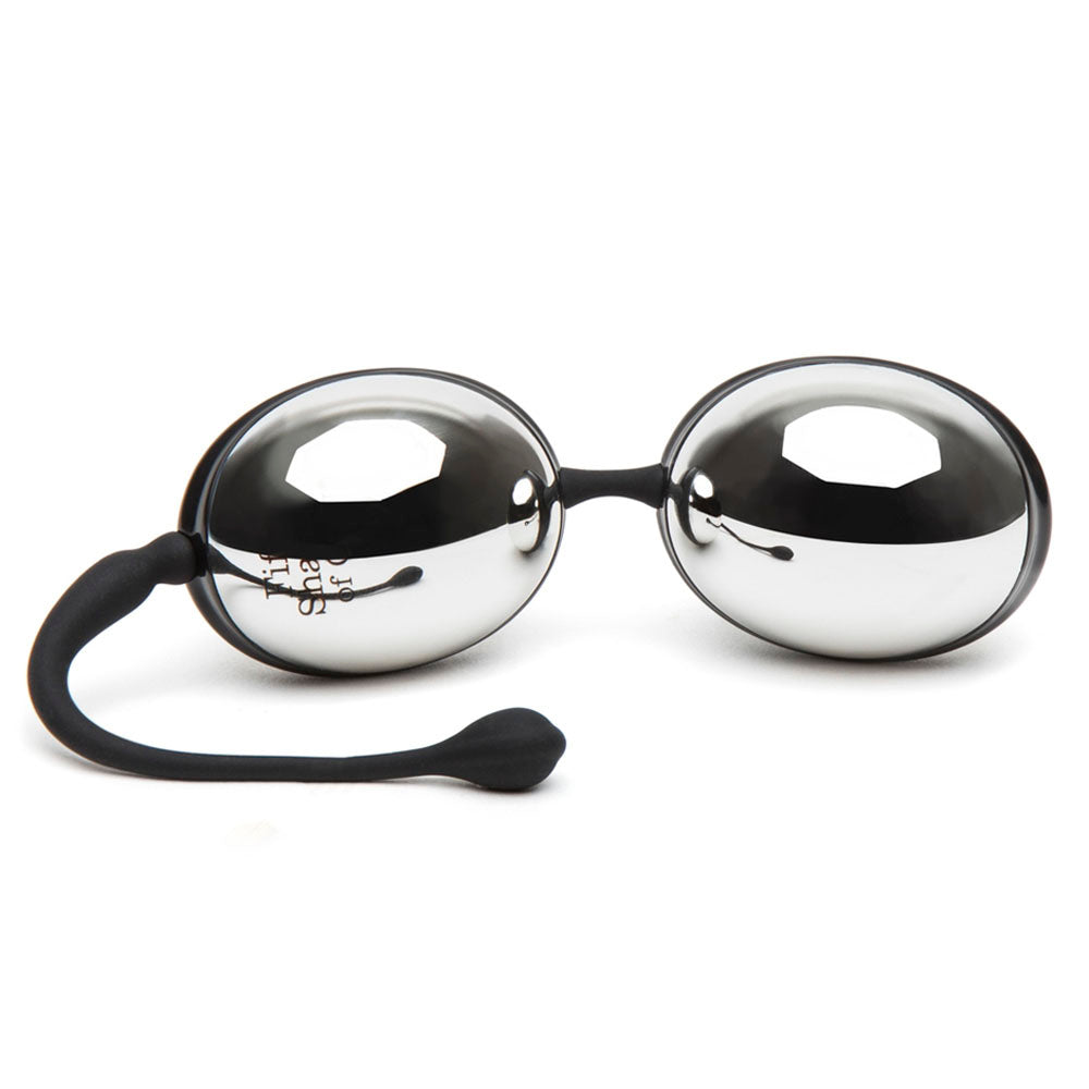 Fifty Shades of Grey Inner Goddess Silver Jiggle Balls 2.3oz