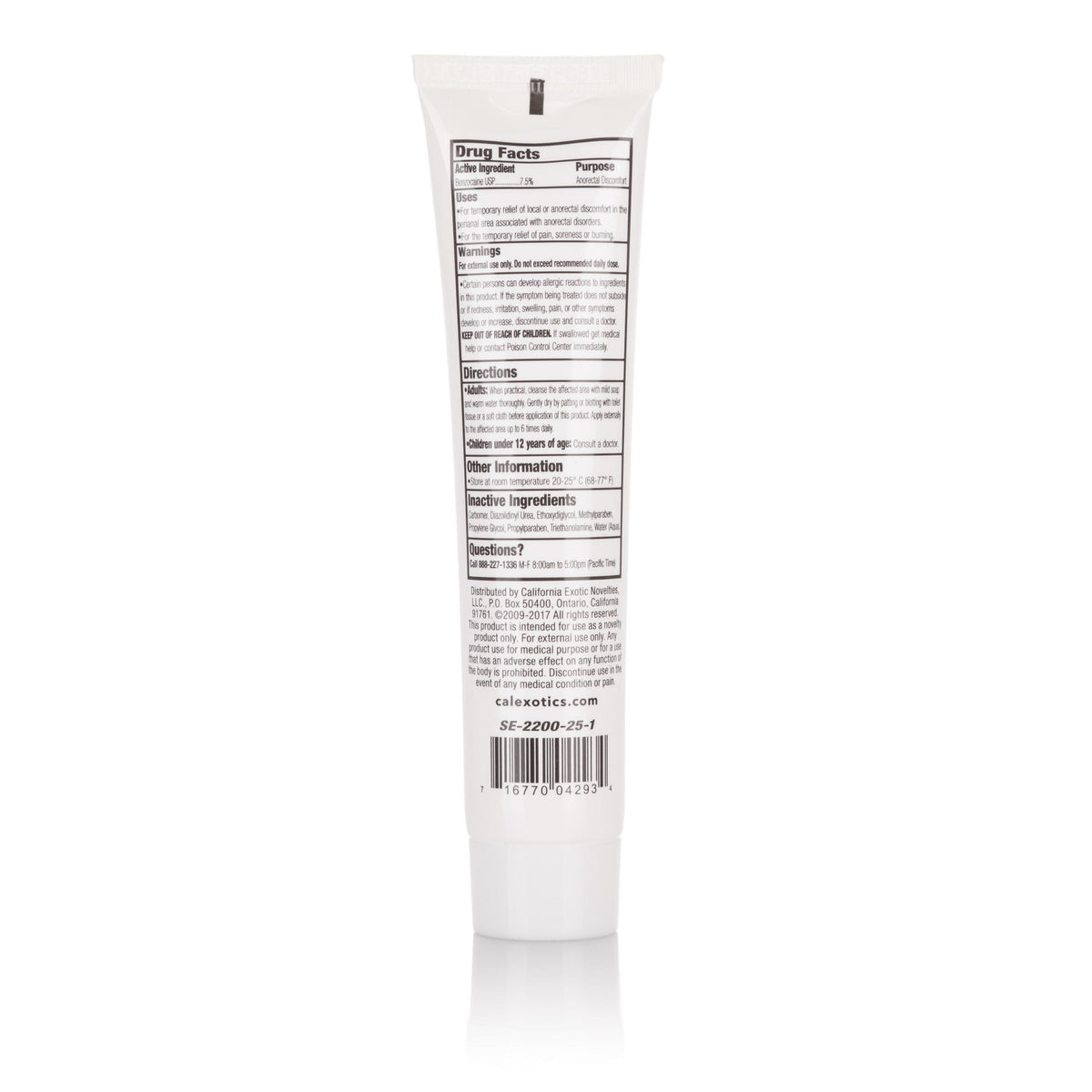 Tush-Eze Gel Bulk 1.5 Oz - 44 ml