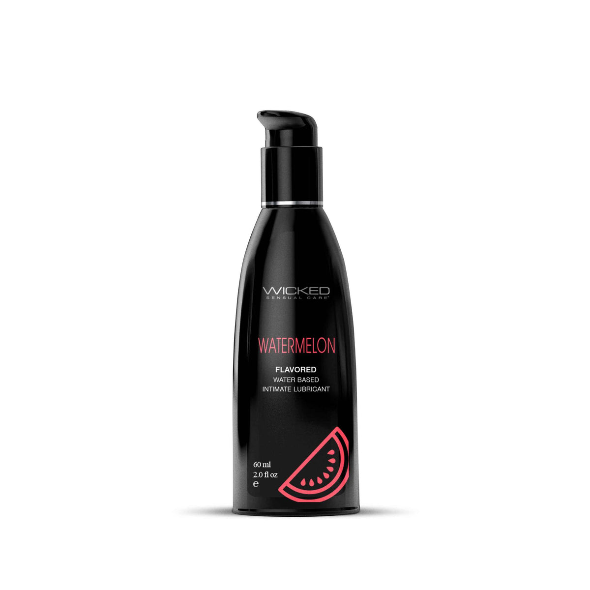 Aqua Watermelon Water Flavored Water- Based Lubricant - 2 Fl Oz-60ml