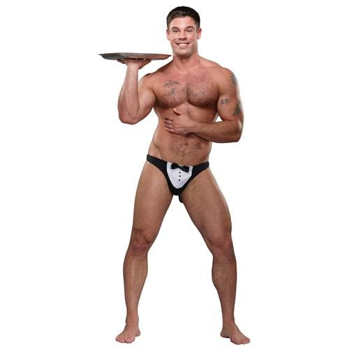 Maitre D Thong - One Size - Black