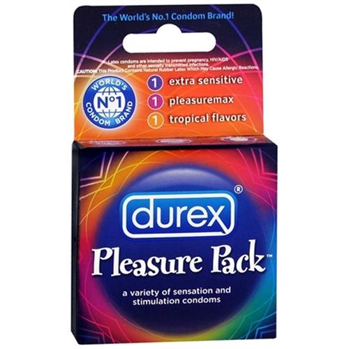 Durex Pleasure Pack - 3 Pack