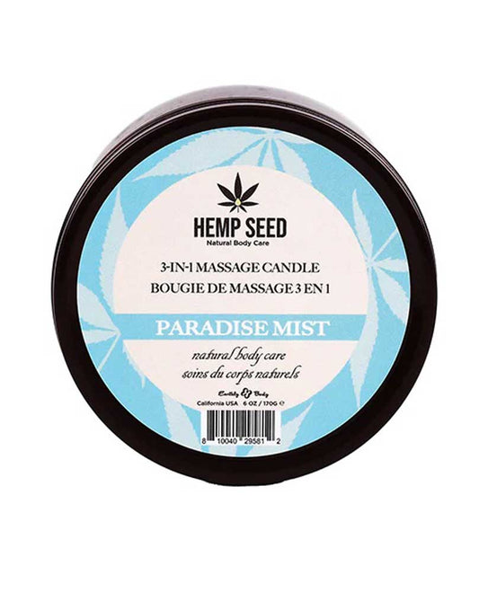 Hemp Seed 3-in-1 Massage Candle - 6 Oz