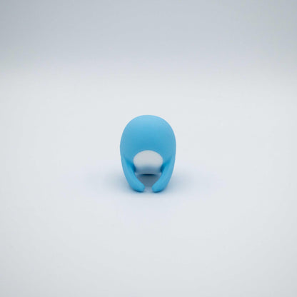 The Heavenly Humpback Finger Bullet Vibrator -  Blue