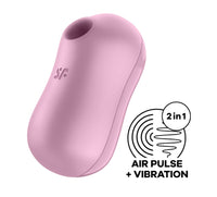 Satisfyer Cotton Candy - Air Pulse Stimulator Plus Vibrator - Lilac