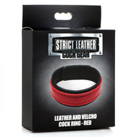 Leather and Velcro Cock Ring