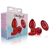 Cheeky Charms - Rechargeable Vibrating Metal Butt Plug With Remote Control