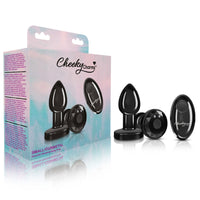 Cheeky Charms - Rechargeable Vibrating Metal Butt Plug With Remote Control