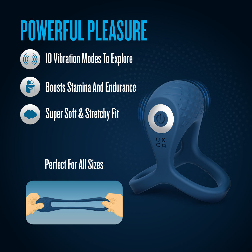 Dual Flex Pro: 10 vibration modes and stretchy fit