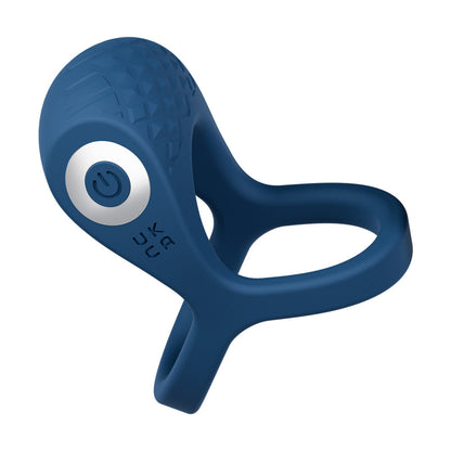 Performance Plus Dual Flex Pro vibrating ring in blue