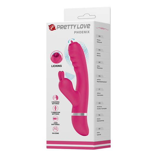 Pretty Love Phoenix Licking Rabbit - Pink