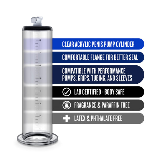 Performance – Inch X Inch Penis Pump Cylinder – Clear