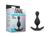 Anal Adventures - Platinum - Wave Plug - Black