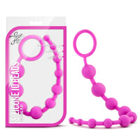 Luxe Silicone 10 Beads - Fuchsia