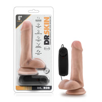 Dr. Skin - Dr. Rob - 6 Inch Vibrating Cock With  Suction Cup - Vanilla