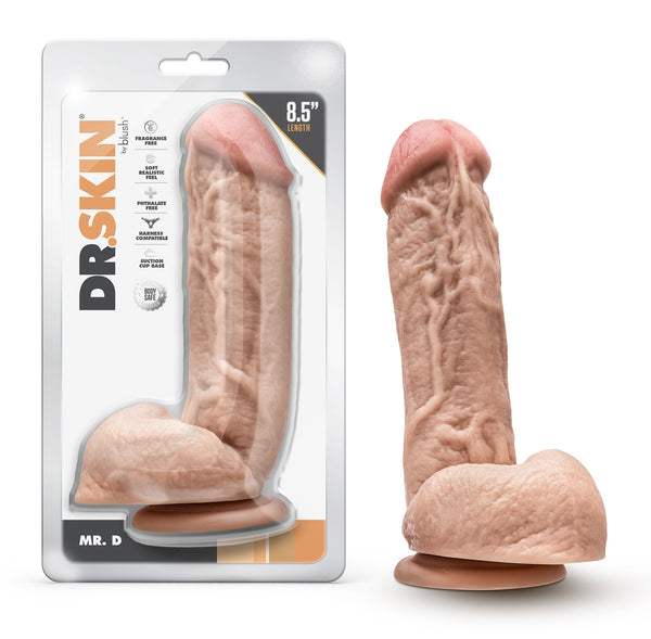 Dr. Skin - Mr. - Inch Dildo With Balls - Beige