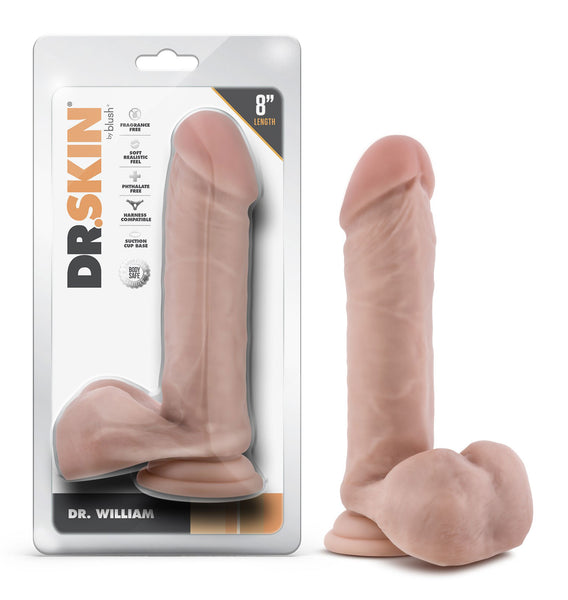Dr. Skin - Dr. William - 8 Inch Dildo With Balls