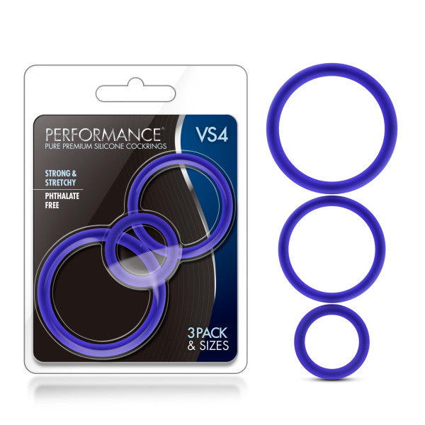 Performance - Vs4 Pure Premium Silicone Cockring Set