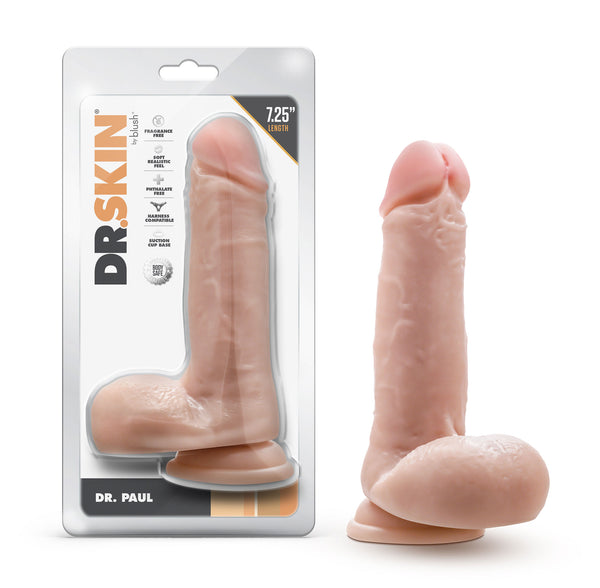 Dr. Skin - Dr. Paul - 7.25 Inch Dildo With Balls