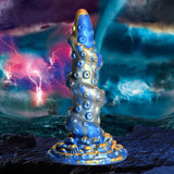Lord Kraken Tentacled Silicone Dildo - Blue