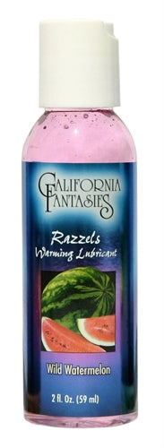 Razzels Warming Lubricant - Wild Watermelon - 2 Oz. Bottle