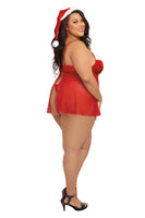 Santa Babydoll, Thong and Hat