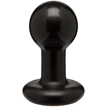 Round Butt Plug - - Black