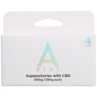 A-Play Suppositories With CBD - 400mg - 4 100mg Pieces