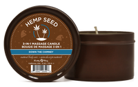 Hemp Seed 3-in-1 Massage Candle Down the Chimney  6oz- 170 G