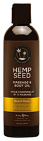 Hemp Seed Massage and Body Oil - Beach Daze - 8 Fl. Oz.- 237 ml