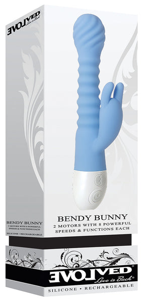 Bendy Bunny - Blue