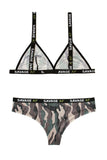 Savage Af Bralette and Cheeky Panty - Forest Camo