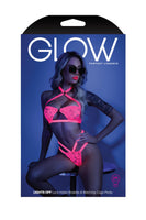 Lights Off Bralette and Panty - - Neon Pink