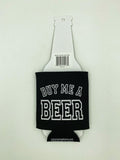 Bachelor Party Bar Crawl - Buy Me a Beer Koozie - Black