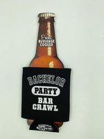 Bachelor Party Bar Crawl - Buy Me a Beer Koozie - Black