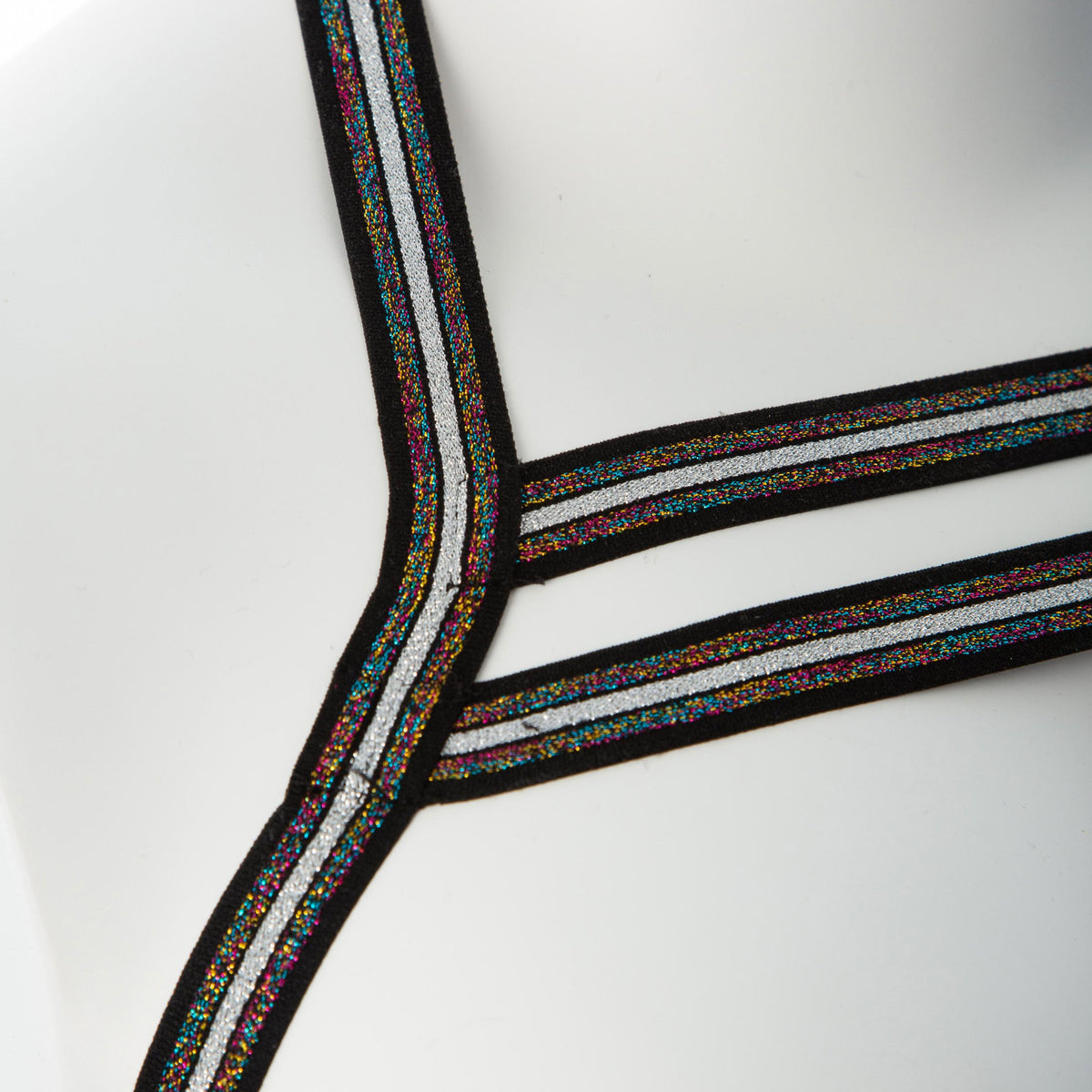 Gender Fluid Silver Lining Harness - Multi-Color