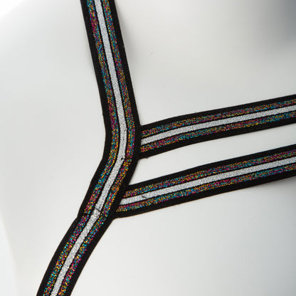 Gender Fluid Silver Lining Harness - Multi-Color