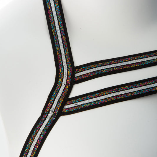 Gender Fluid Silver Lining Harness - Multi-Color