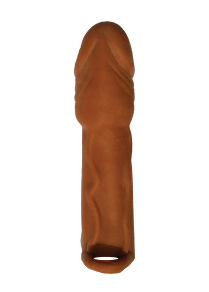 Skinsations Latin Lover Series Husky Lover 7 Inch Vibrating - Brown