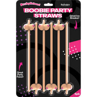 Boobie Straws 6 Pk (Flesh Color)