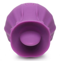 Inmi - Bloomgasm Wild Violet Licking Silicone  Stimulator - Violet