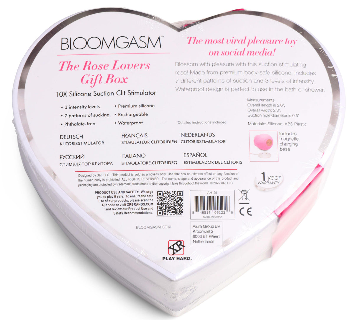 The Rose Lover's Gift Box Bloomgasm- Pink
