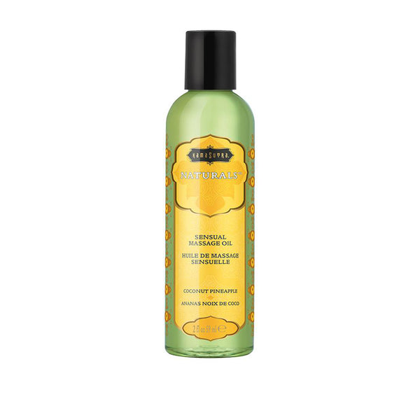 Naturals Massage Oil - Coconut Pineapple - 2 Fl Oz (59 ml)