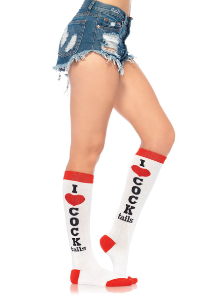 Cocktails Knee High Socks - One Size