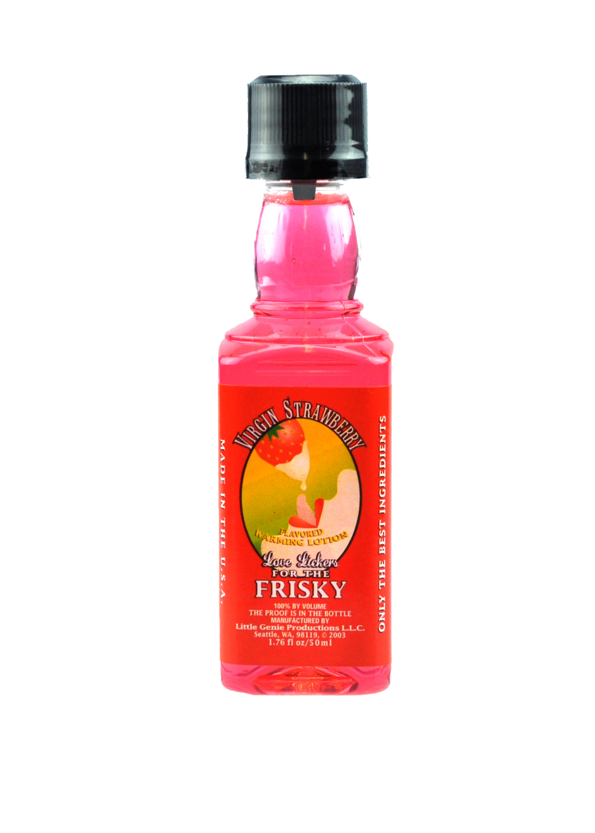 Love Lickers Massage Oil - Virgin Strawberry - 1.76 Fl. Oz.
