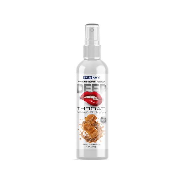 Swiss Navy Deep Throat Spray - Salted Caramel -  2 Fl Oz