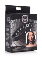 Dark Heart Chrome Heart Black Choker -