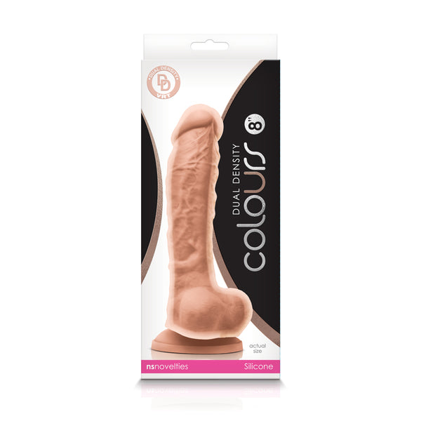 Colours - Dual Density - 8" Dildo