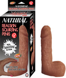 #2 Natural Realskin Squriting Penis - Brown